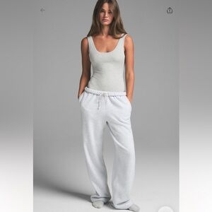 NWT SKIMS COTTON RIB TANK BODYSUIT | LARGE